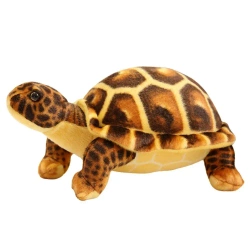 Maskotka Żółw Przytulanka brązowy 25cm - Leantoys