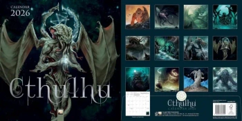 Kalendarz 2026 ścienny kwadrat Cthulhu - Flame Tree