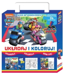 Psi Patrol. Układaj i koloruj - Opracowanie zbiorowe
