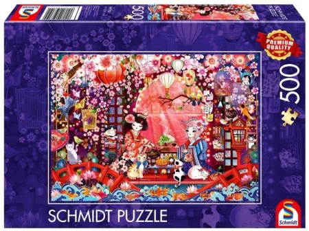 Puzzle PQ 500 Japońska ceremonia picia herbaty G3 - Schmidt