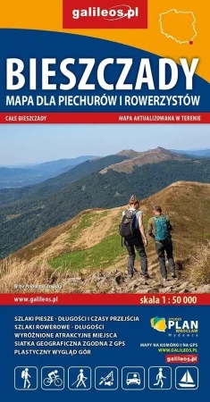 Mapa - Bieszczady 1:50 000 - praca zbiorowa