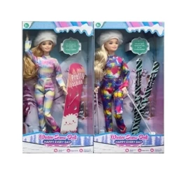 Lalka snowboarderka lub narciarka - SWEDE