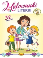 Malowanki literki. Seria z misiem - praca zbiorowa