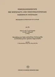 Herstellung Von Solen Einheitlicher Teilchengrosse Und Ermittlung Ihrer Optischen Eigenschaften - Conrad Fragstein