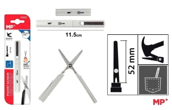 Nożyczki kieszonkowe składane 11,5cm - MP Main Paper