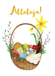 Karnet B6 Wielkanoc Koszyczek - Henry