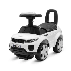 Jeździk SUV ekoskóra Prime biały - Baby Mix