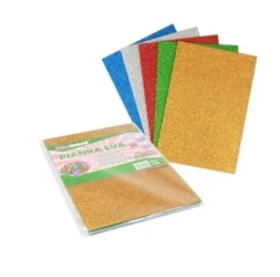 Pianka brokatowa mix 20x30cm 5szt - Penword