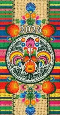 Kalendarz 2026 A6 tygodniowy Soft Koguty - Lucrum