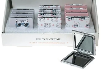 Lusterko dwustronne koty (12szt) - ADAR