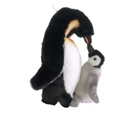 Pingwin z młodym 28cm - Dubi