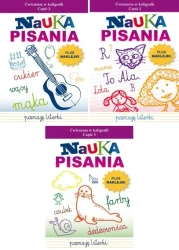 Nauka pisania. Ćwiczenia w kaligrafii - 3 ZESZYTY - Beata Guzowska