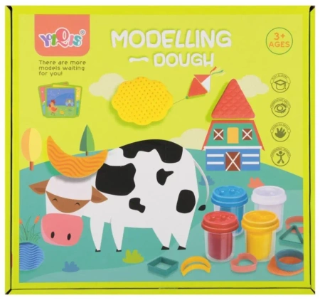 Masa plastyczna. Farma + akcesoria - Mega Creative