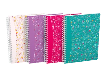 Kołozeszyt A5 60k linia Oxford floral 1 szt. mix - Oxford art pap