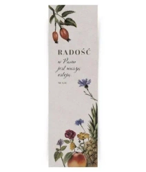 Zakładka duża - Radość w Panu - Szaron