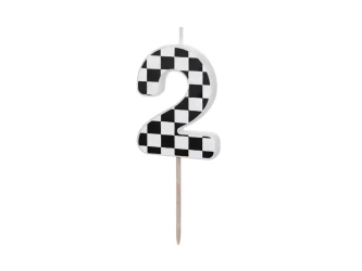Świeczka urodzinowa 2 5,5cm - PartyDeco