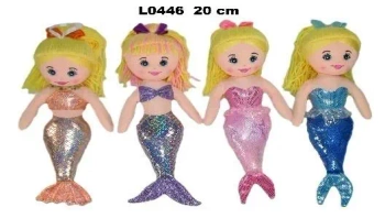 Lalka Syrenka 20cm MIX - Sun-Day