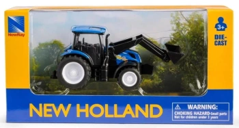 Mini New HollandTraktor T6 z łopatą - Daffi