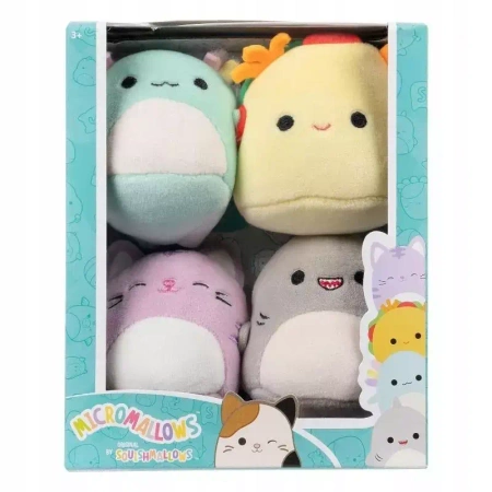 SQUISHMALLOWS MICROMALLOWS 4PACK MASKOTKI 6CM