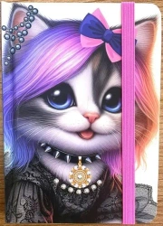 Notatnik ozdobny A6/64K kratka TW Super kot - Fresh