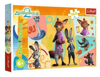 Puzzle 160 Razem w Zootopii TREFL