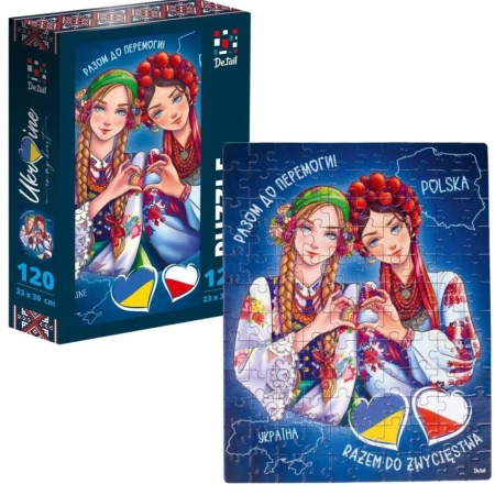 Puzzle 120 Ukraina i Polska - Roter Kafer