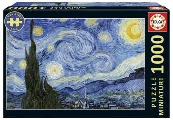 Puzzle 1000 elementów. Gwiaździsta noc, Vincent van Gogh - Educa