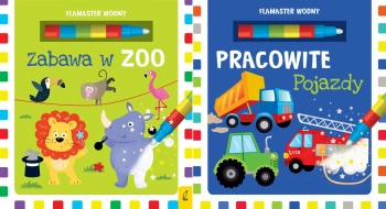 Flamaster wodny. Zoo i pojazdy. PAKIET