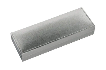 Etui z flokowaną wyściółką srebrne - Titanum