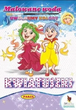 Malowanie wodą. Kwiatuszki - praca zbiorowa