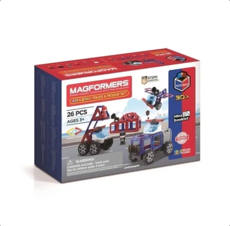 Magformers Niesamowita policja 26el - DANTE