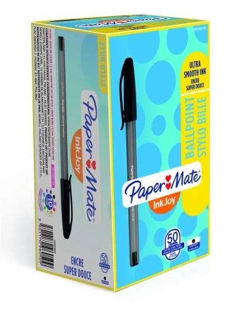 Długopis InkJoy czarny (50szt) - Paper Mate