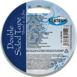 Taśma biurowa dwustronna 18mmx6.3m 80152 - Centrum