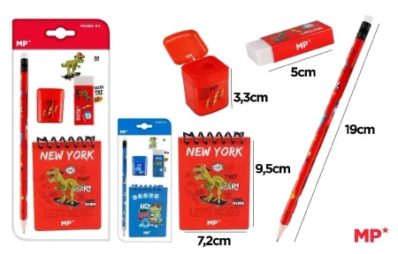 Zestaw do pisania - dinozaur - MP Main Paper