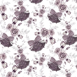 Karnet Swarovski kwadrat CL0406 Etniczne dzwonki - Clear Creations