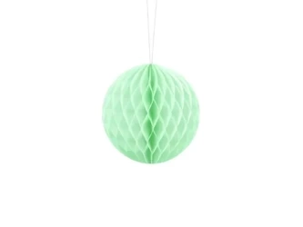 Kula bibułowa pistacjowy 10cm - PartyDeco