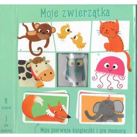 Moje pierwsze książeczki i memory - Zwierzątka - praca zbiorowa
