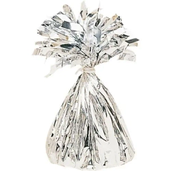 Ciężarek do balonów foliowych srebrny 170g - Amscan