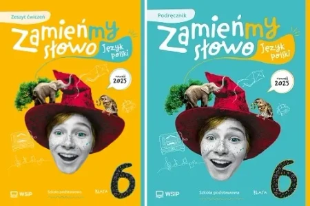 Zamieńmy słowo klasa 6 Podręcznik + zeszyt ćwiczeń WSIP Język polski