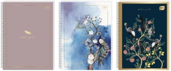 Kołozeszyt A5/100K kratka perf. Met Satin (5szt) - INTERDRUK