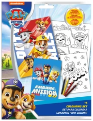 Zestaw do kolorowania z kredkami Paw Patrol PW20004 - Kids Euroswan
