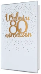 Karnet KL B6 Urodziny 80 HM100-982 - Pan Dragon