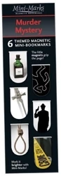 Zakładki magnetyczne Murder Mystery 6 sztuk - IF