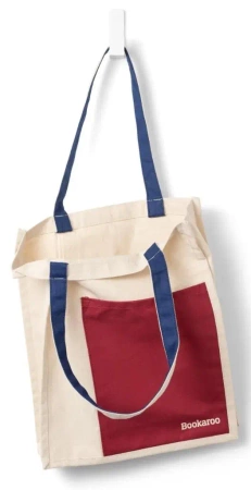 Bookaroo Torba bawełniana Dark Red&Navy - IF