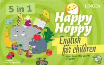 Happy Hoppy English for Children. 5 in 1 (sing, play and learn) wyd.2 - praca zbiorowa