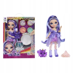 Rainbow High Rainbow Shimmers Violet 28 cm Lalka, zestaw slime,