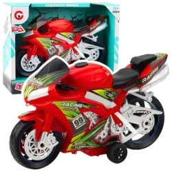 Motor wyścigowy czerwony - Leantoys