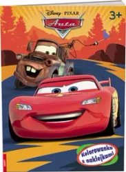 Auta. Kolorowanka z naklejkami - praca zbiorowa