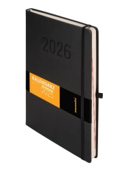 Kalendarz 2026 A4 Memofix DNS czarny - -