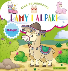 Blok kolorowanek. Lamy i alpaki - praca zbiorowa